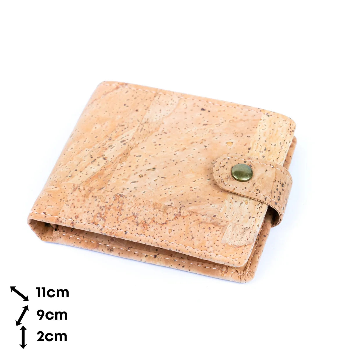 Sleek Bifold Portemonnaie "Noctis" - natur