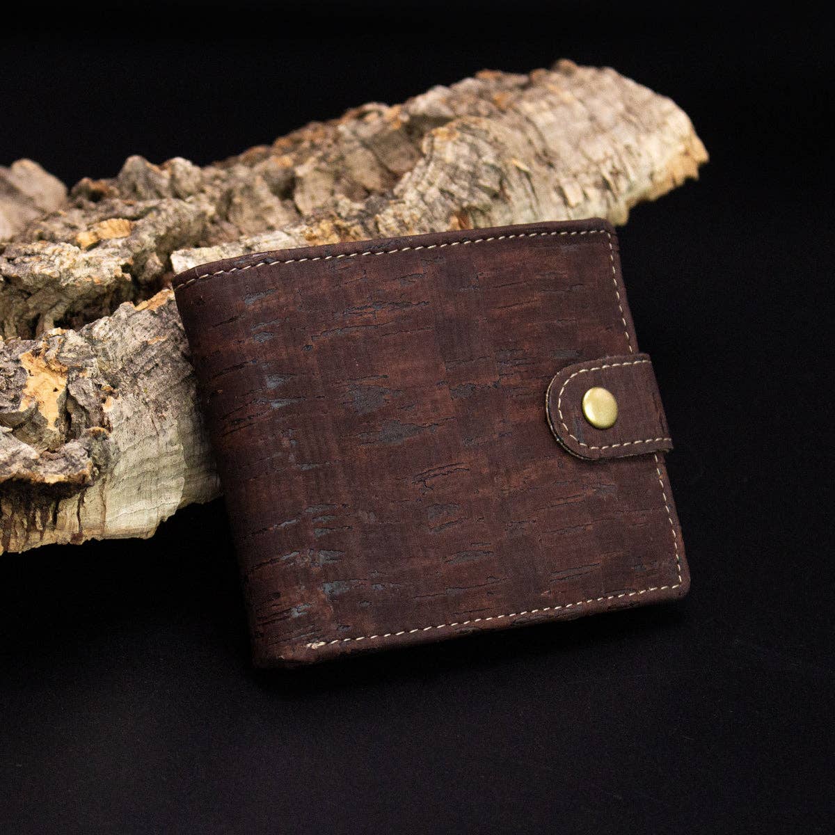 Sleek Bifold Portemonnaie "Noctis" - schwarz