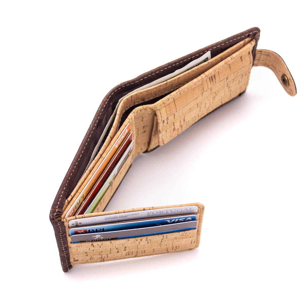 Sleek Bifold Portemonnaie "Noctis" - schwarz