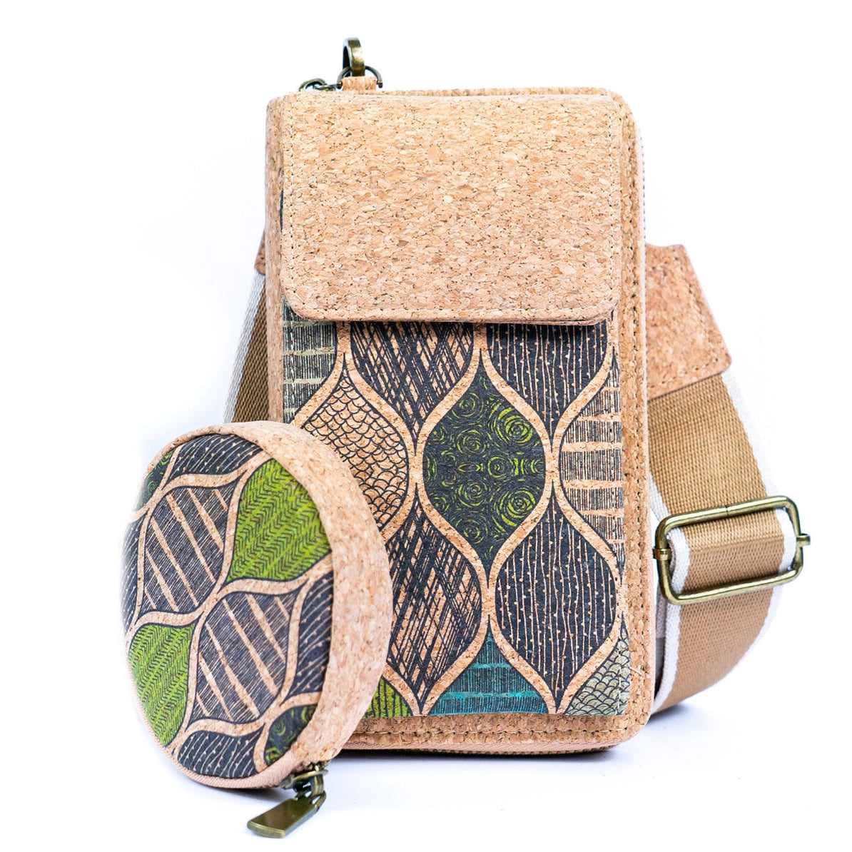 Kork Handytasche Mandala
