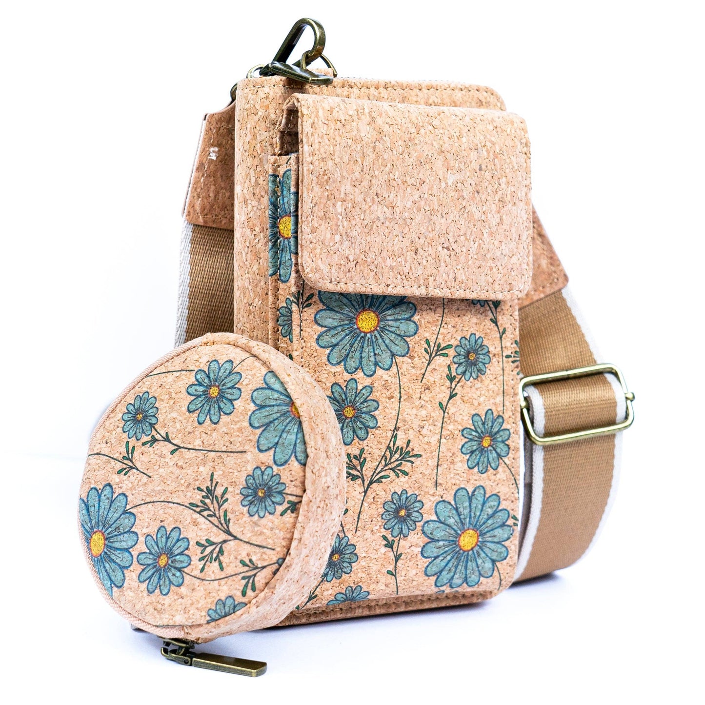 Kork Handytasche Mandala