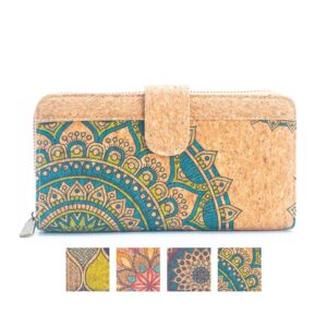 Mandala – Lang | Damen-Portemonnaie aus Naturkork