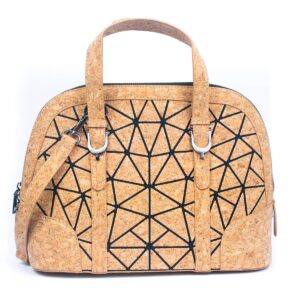 Astra – Geometrische Handtasche aus Kork
