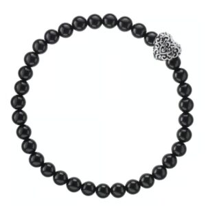 Noiré – Onyxarmband mit Herz